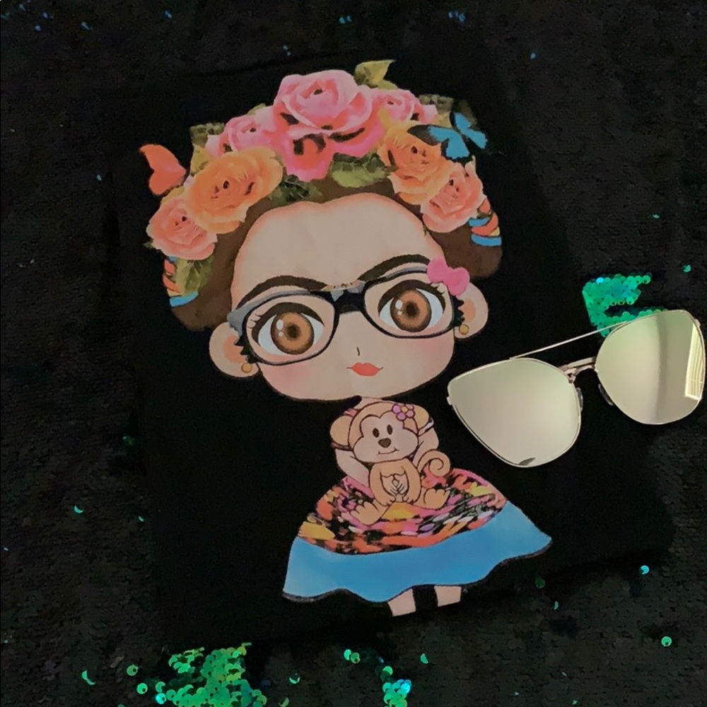 Frida Khalo Cartoon T-Shirt